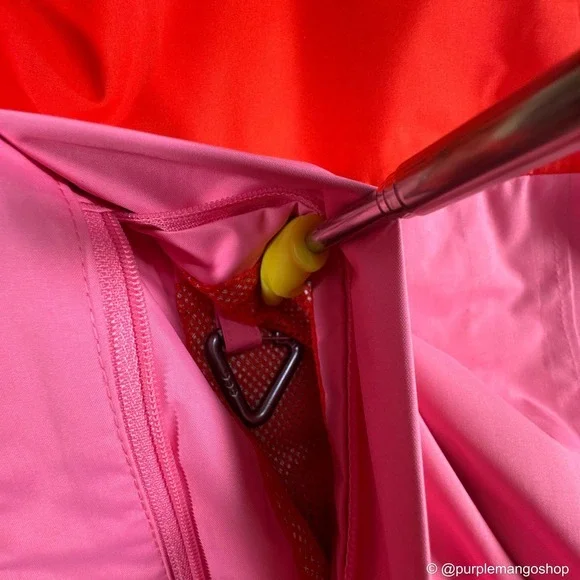NIKE ACG 2.5L Packable Rain JacketHabanero Red/Lotus PinkMen'sSMALL